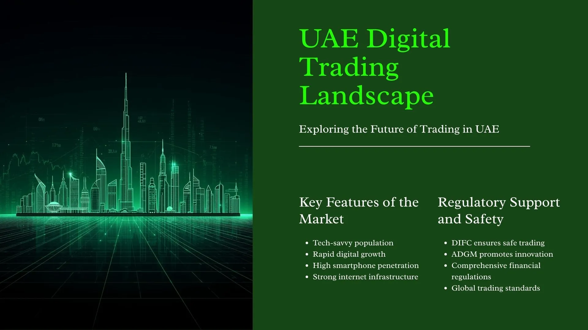 Digital Growth of Financial Markets in the UAE