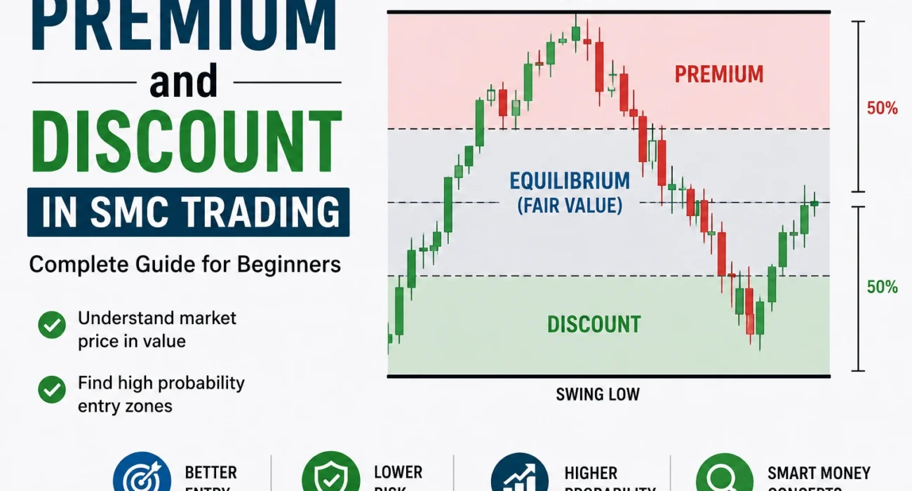 Premium and Discount in SMC Trading: Complete Beginner Guide to Entry Zones