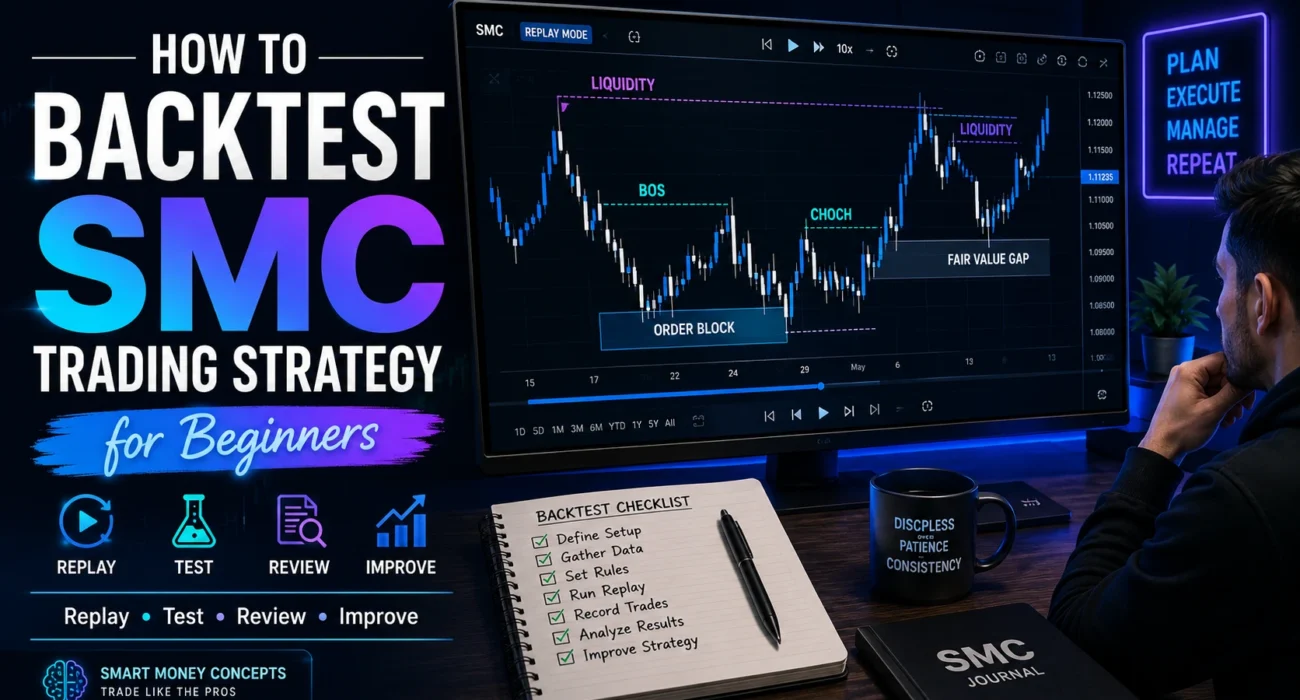 How to Backtest SMC Trading Strategy for Beginners