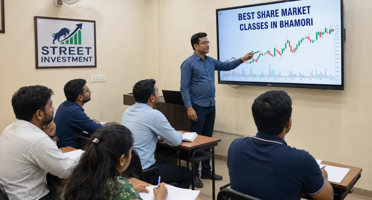 Practical Training in the Best Share Market Classes in Bhamori